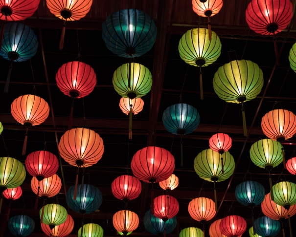 Lanterns in Vietnam market